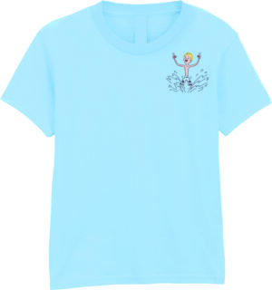 The Plughole Boy: Children’s Cotton T-Shirt Design 1