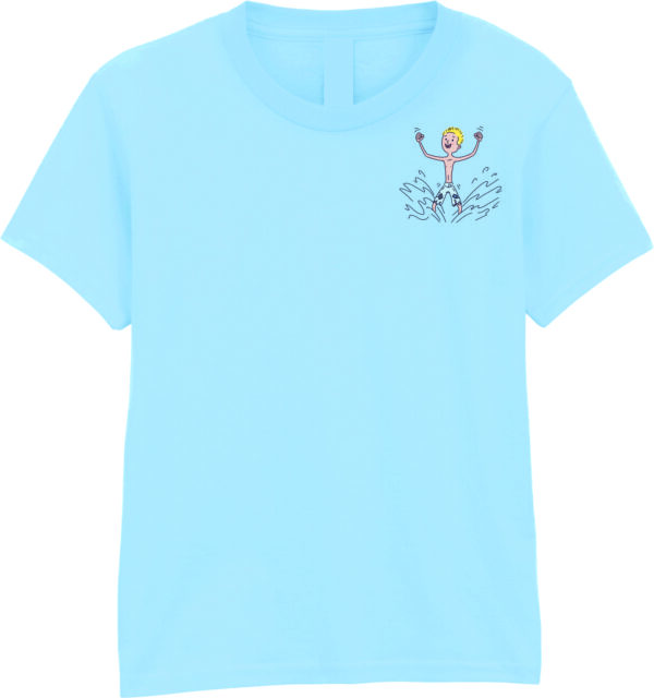 The Plughole Boy: Children’s Cotton T-Shirt Design 1